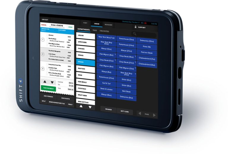 SkyTab Glass Tableside Ordering - Shift4 SkyTab POS